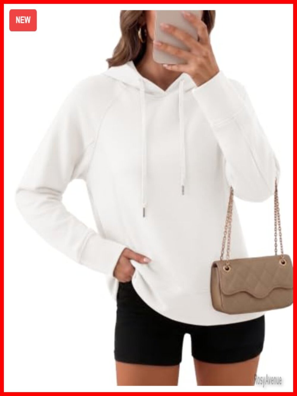 Women's Lightweight Hoodie Long Sleeve Pullover Sweatshirt Casual Layering